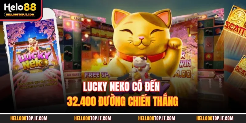 Lucky Neko có đến 32.400 đường chiến thắng