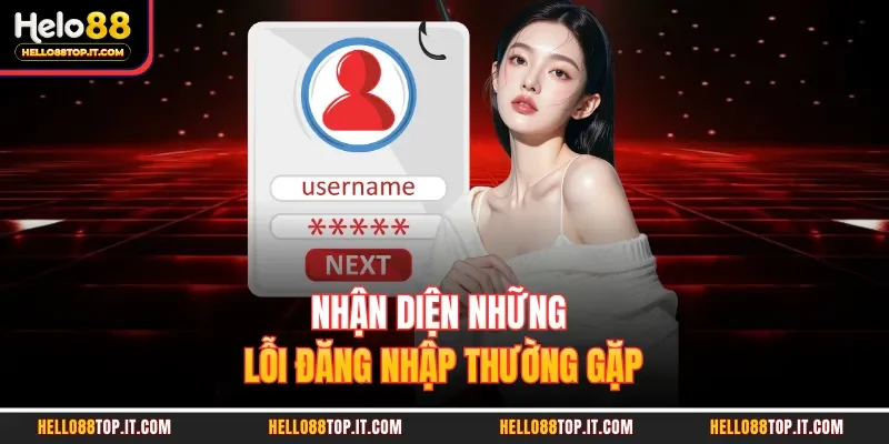 Nhận diện những lỗi đăng nhập thường gặp