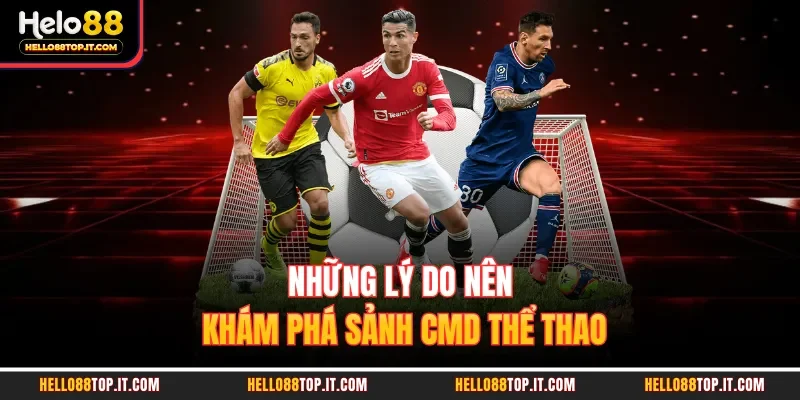 Những lý do nên khám phá sảnh CMD thể thao